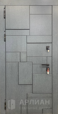 Фото №2 «Металлическая дверь с рисунком и скрытыми петлями  №755»